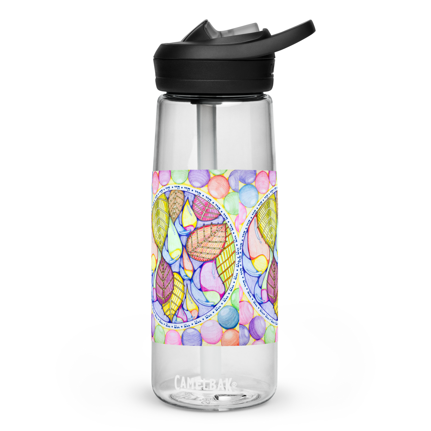 Leak-Proof-Sports-Water-Bottle-25oz-Parallel-Universes-(72-Names-of-God–Hey-Yud-Yud)-3-137online.com