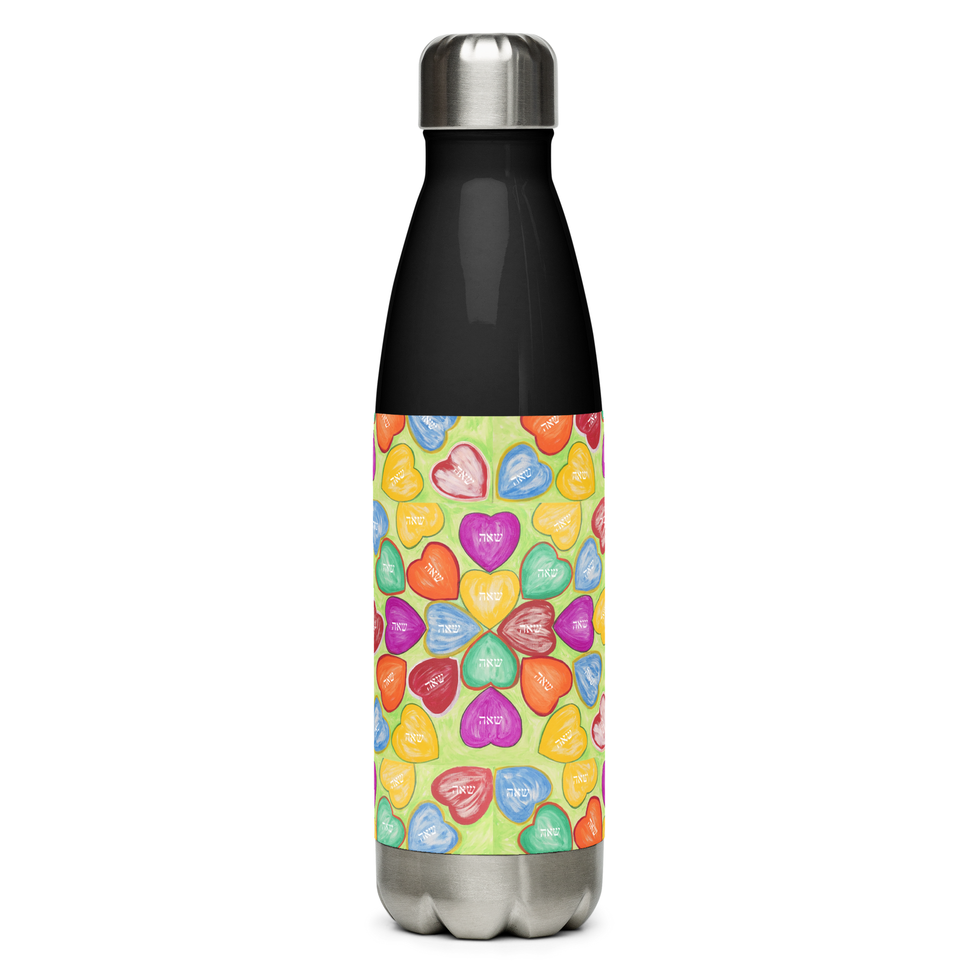 Stainless-Steel-Water-Bottle-17oz-Soulmate-(72-Names-of-God-ShinAleph-Yud)-1-137online.com