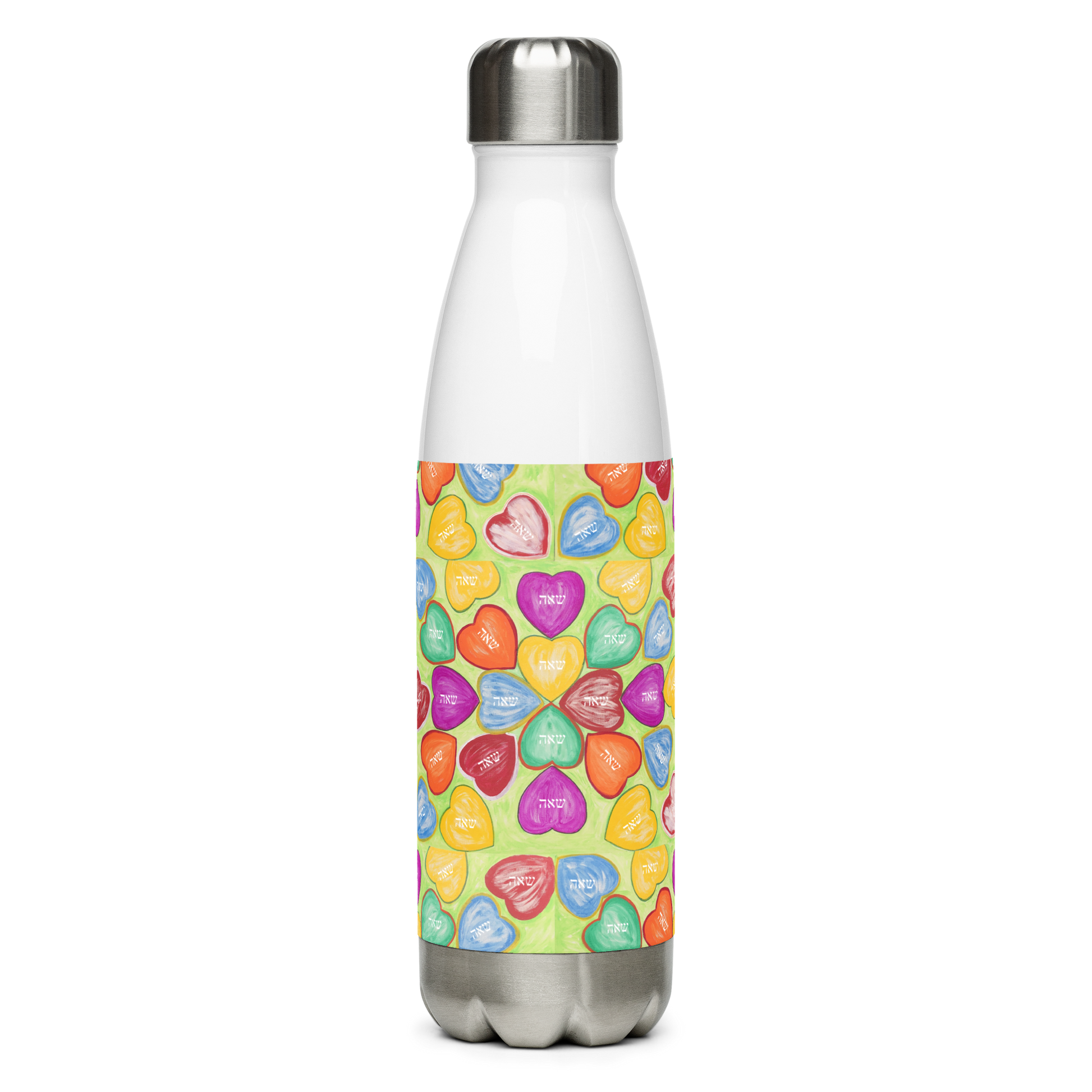 Stainless-Steel-Water-Bottle-17oz-Soulmate-(72-Names-of-God-Shin-Aleph-Yud)-1-137online.com