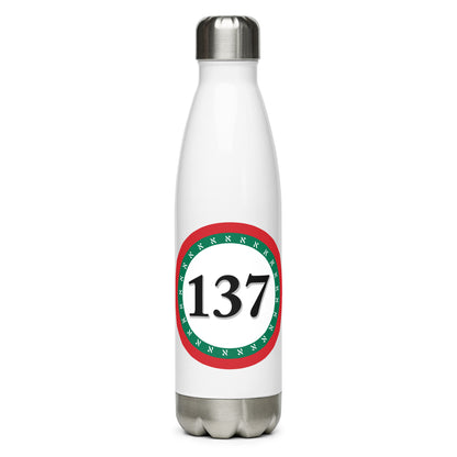  Stainless-Steel-Water-Bottle-17oz-Wht-137 Consciousness-1-137online.com