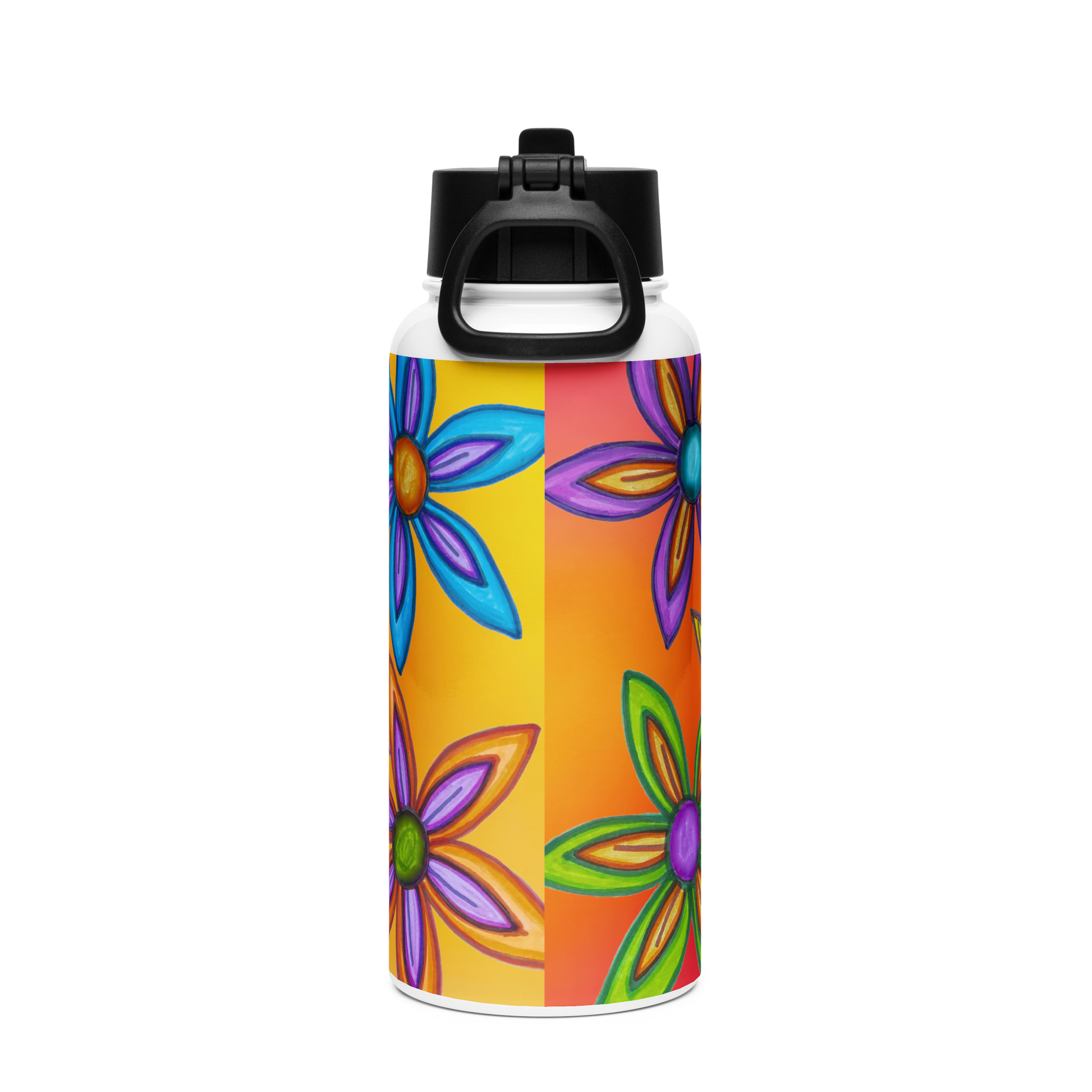 Stainless Steel Water Bottle with a Straw Lid 32-oz-No-Agenda-53-03