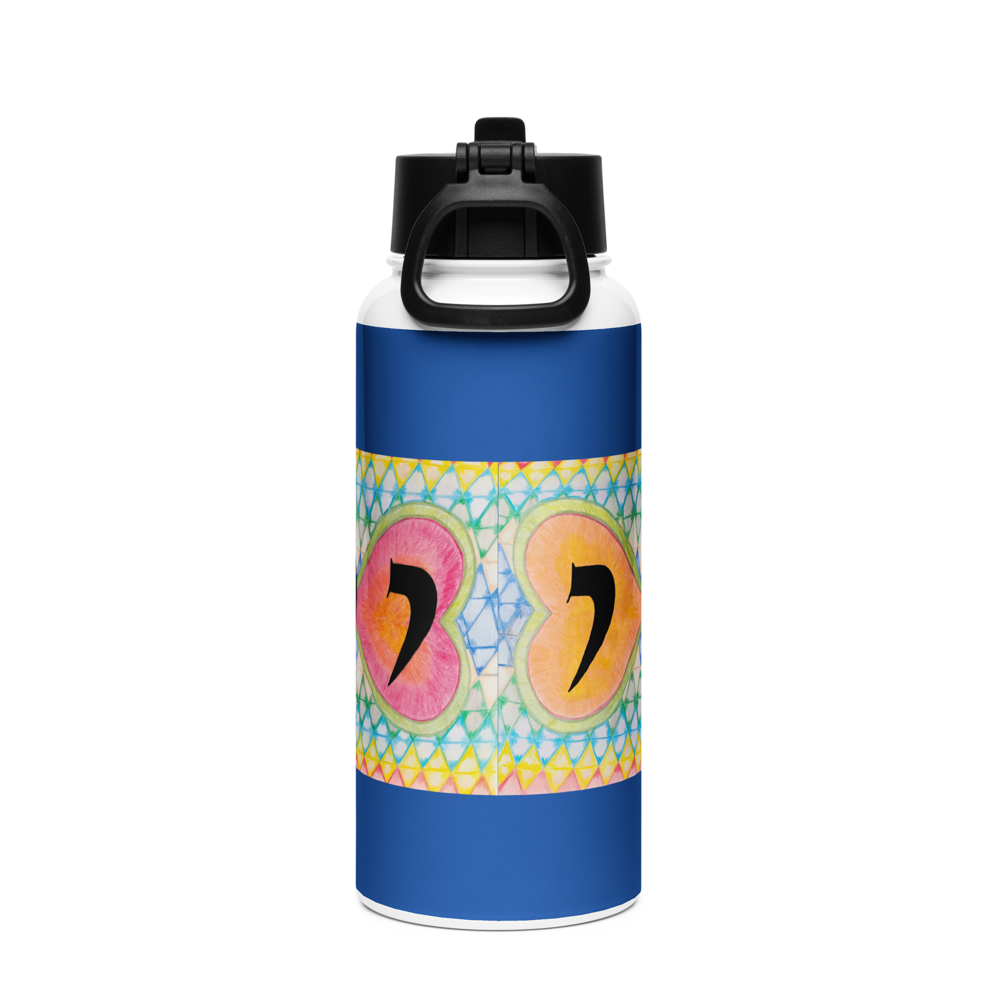 Stainless Steel Water Bottle with a Straw Lid 32-oz-Attraction-02