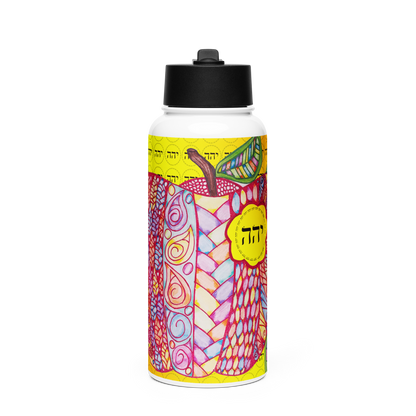 Stainless Steel Water Bottle with a Straw Lid 32-oz-Parent-Teacher-Not-Preacher-62-02
