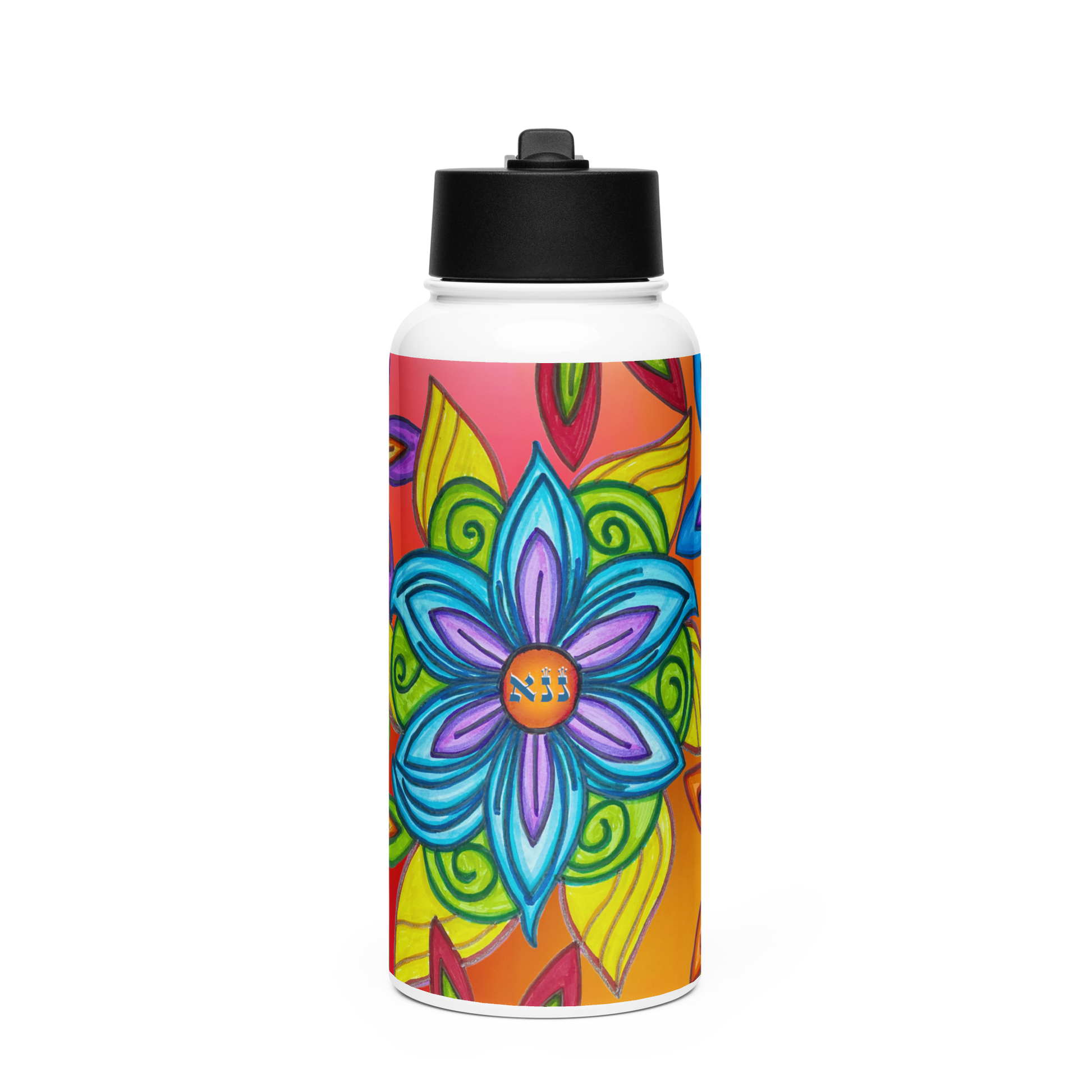 Stainless Steel Water Bottle with a Straw Lid 32-oz-No-Agenda-53-02