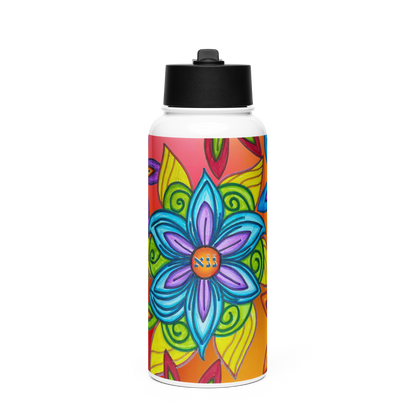 Stainless Steel Water Bottle with a Straw Lid 32-oz-No-Agenda-53-02
