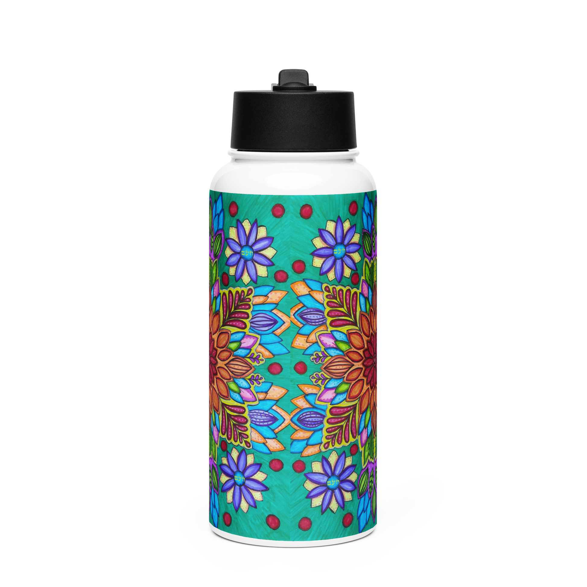 Stainless Steel Water Bottle with a Straw Lid 32-oz-Circuitry-38-02