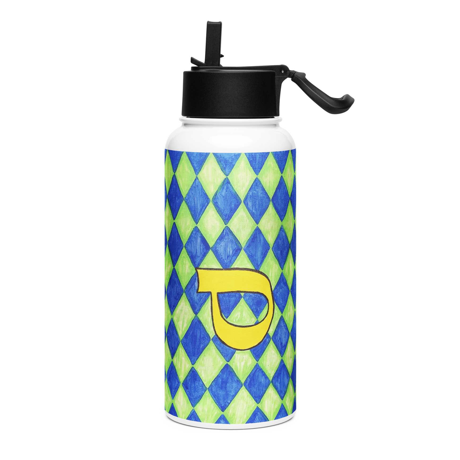 Stainless Steel Water Bottle with a Straw Lid 32-oz-Miracle-Making-03-01