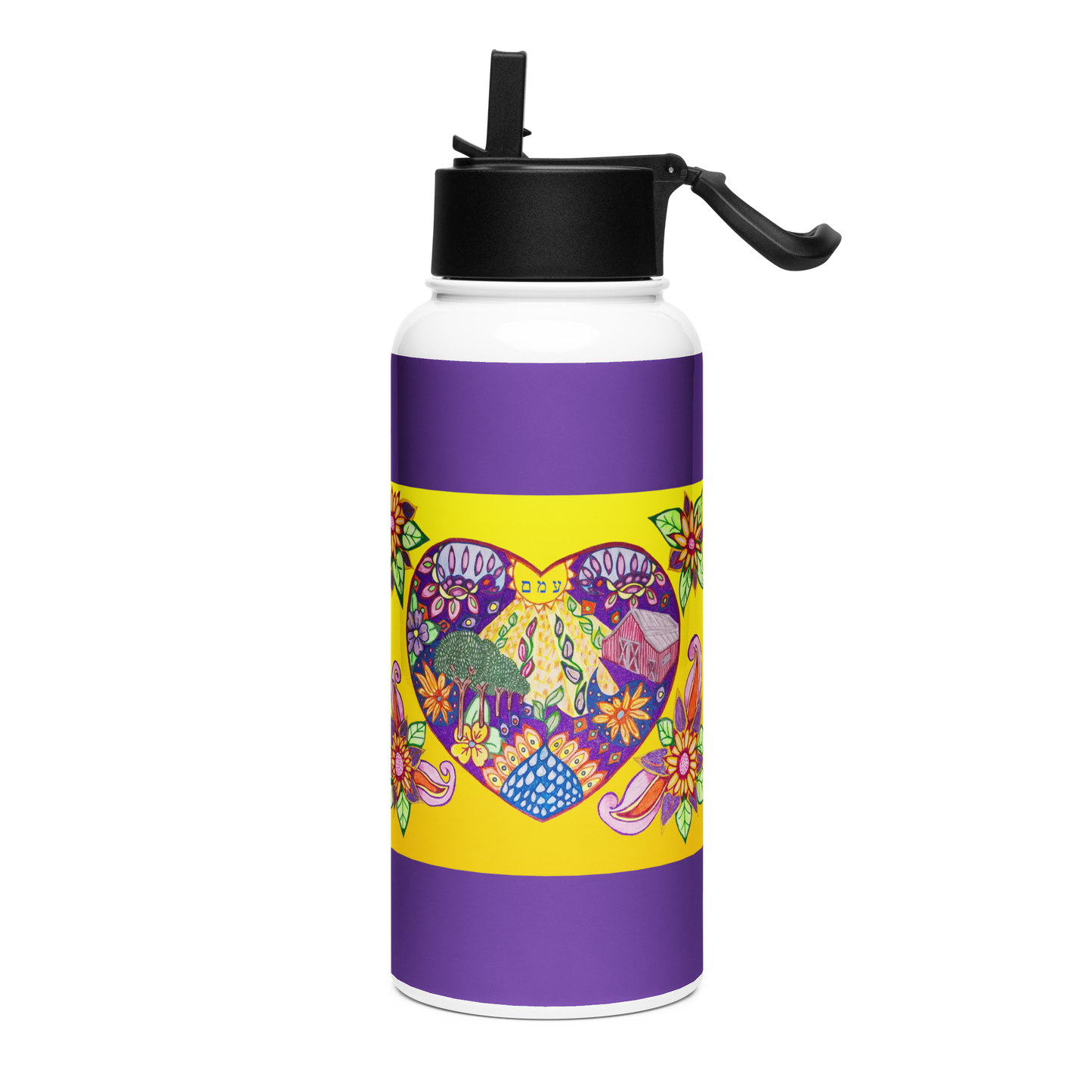 Insulated Stainless Steel Water Bottle-Passion-02