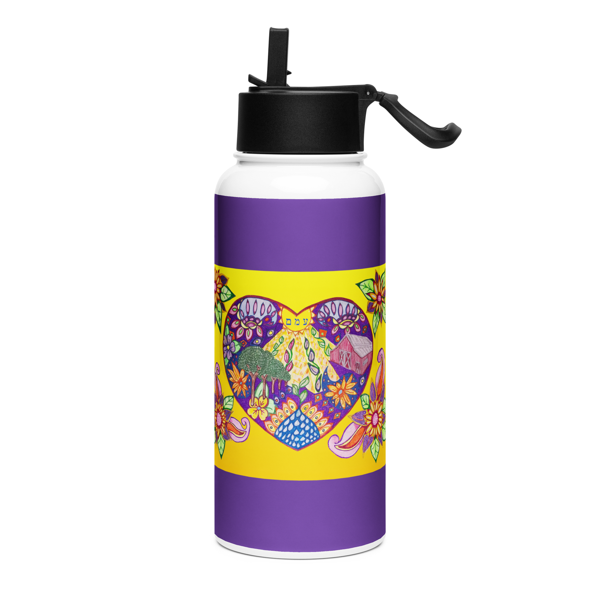 Insulated Stainless Steel Water Bottle-Passion-02