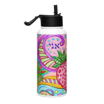 Stainless Steel Water Bottle with a Straw Lid 32-oz-The-Big-Picture-37-01