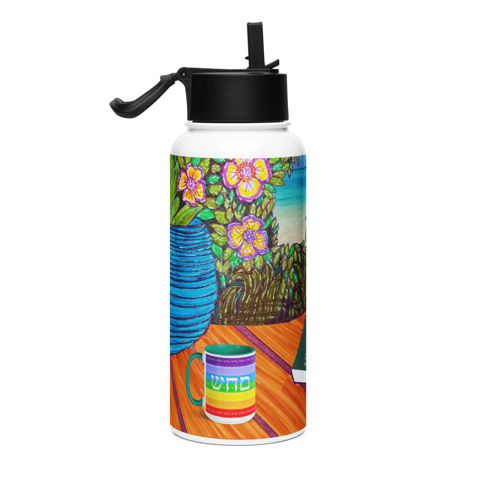 Stainless Steel Water Bottle with a Straw Lid 32-oz-Recognizing-Design-Beneath-Disorder-03