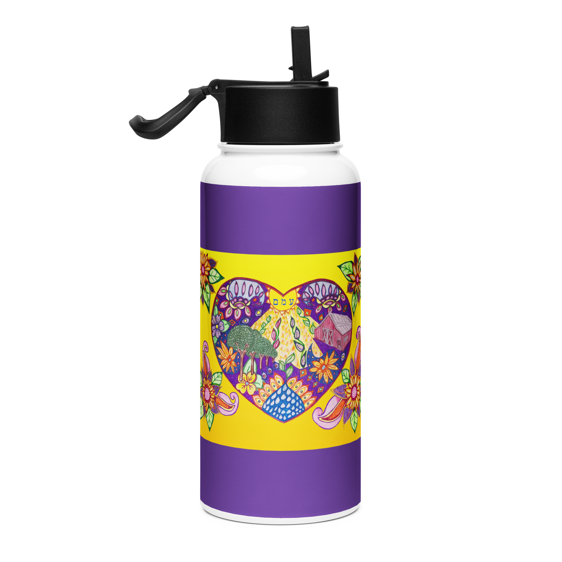 Insulated Stainless Steel Water Bottle-Passion-01