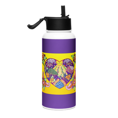 Insulated Stainless Steel Water Bottle-Passion-01