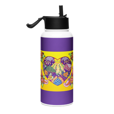 Insulated Stainless Steel Water Bottle-Passion-01