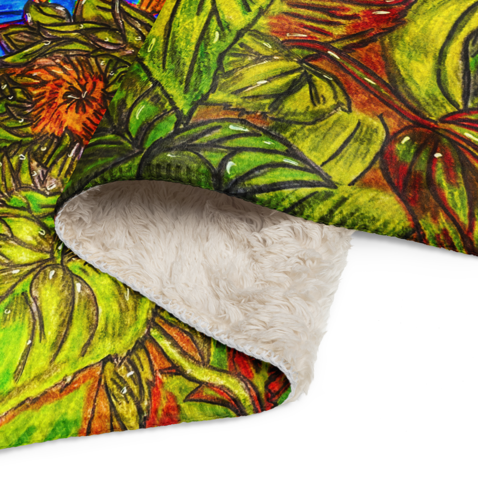 Sherpa Fleece Throw Blanket for Couch-19-02