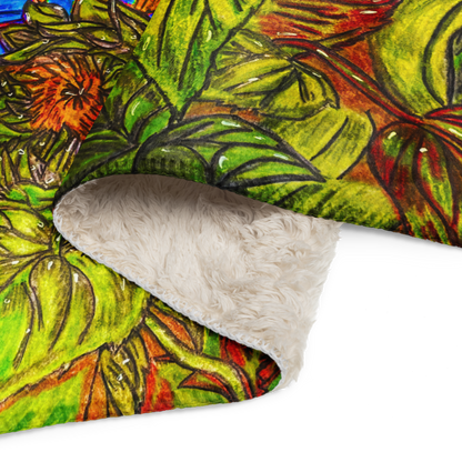 Sherpa Fleece Throw Blanket for Couch-19-02