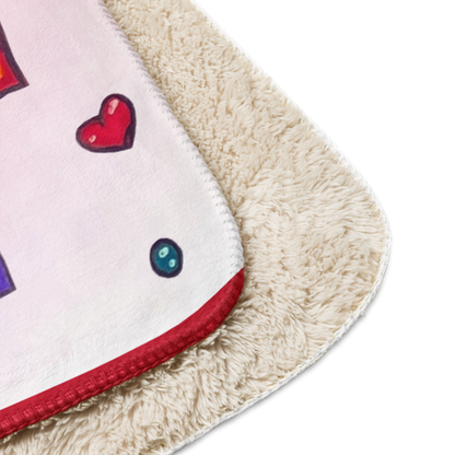 Sherpa Fleece Reversible Custom Throw Blanket for Couch-Jealousy-24-07