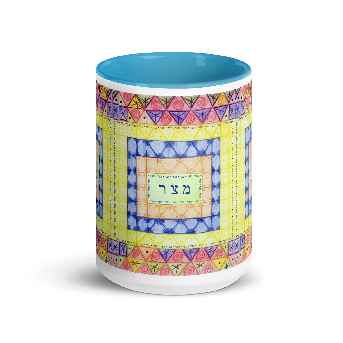 Custom-Coffee-Mug-with-Color-Inside-15oz-Blu-Freedom-(72-Names-of-God–Mem-Zadik-Resh)-2-137online.com