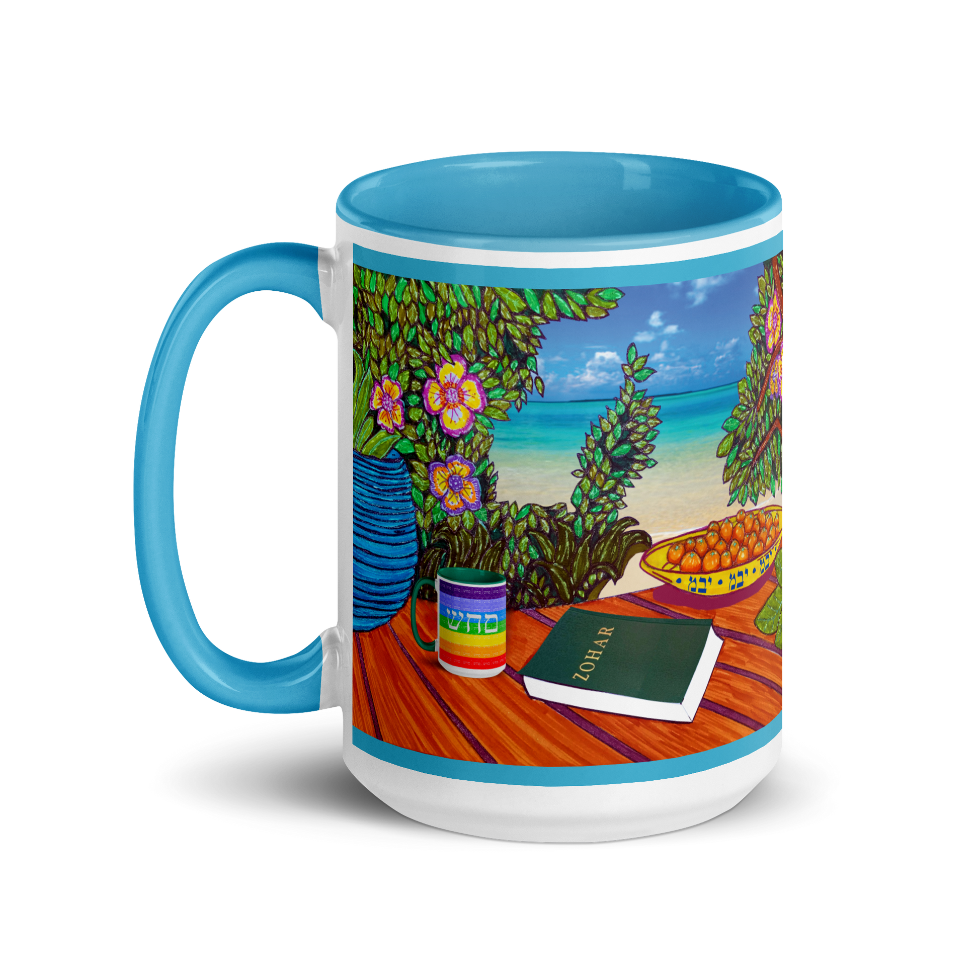 Custom-Coffee-Mug-with-Color-Inside-15oz-Blu-Masterplan-(72 Names-of-God–Yud-Bet-Mem)-3-137online.com