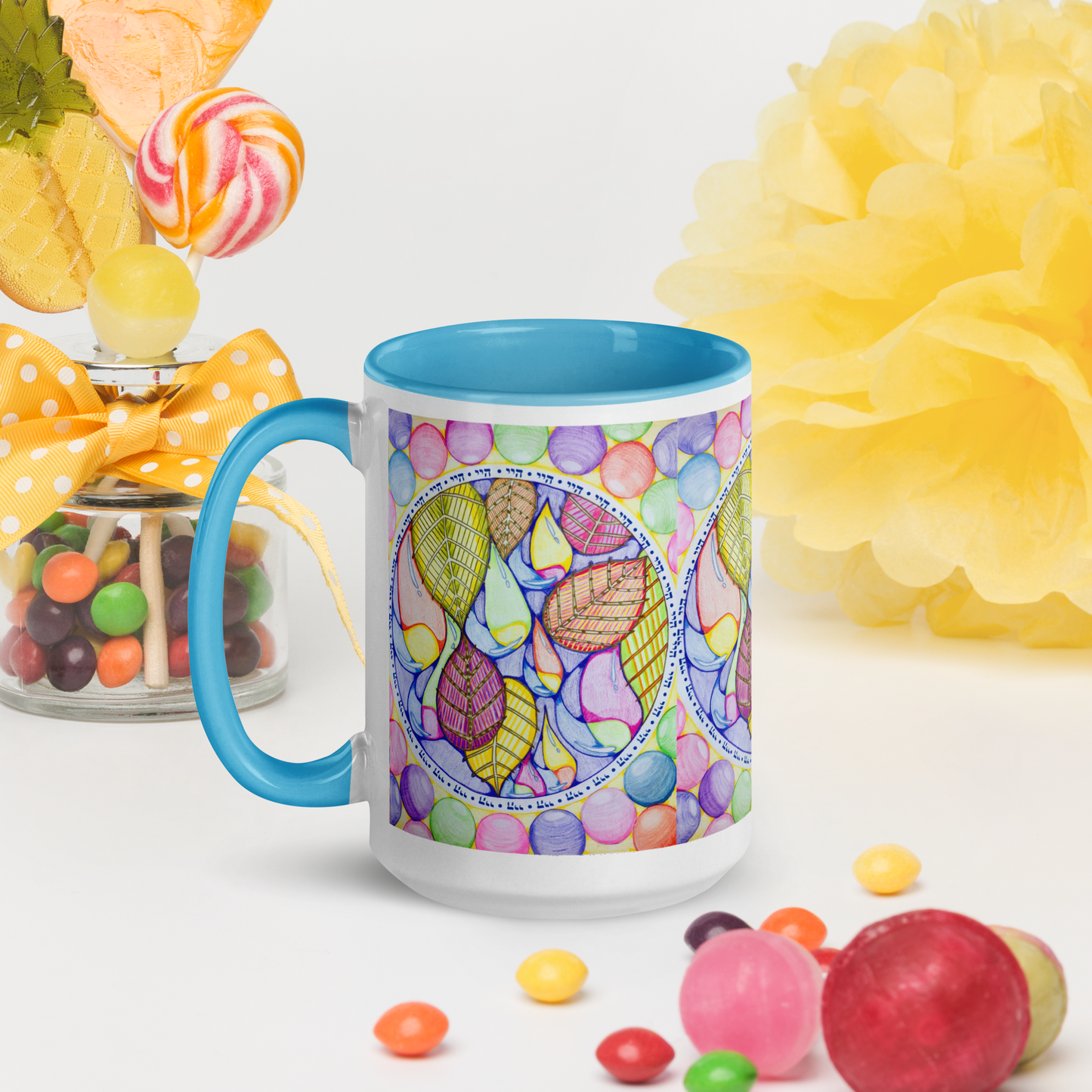 Custom-Coffee-Mug-with-Color-Inside-15oz-Blu-Parallel-Universes-(72-Names-of-God–Hey-Yud-Yud)-5-137online.com