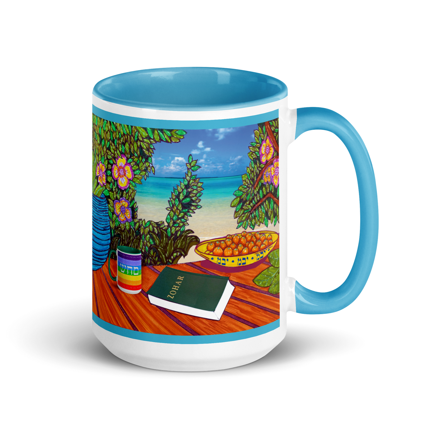 Custom-Coffee-Mug-with-Color-Inside-15oz-Blu-Masterplan-(72 Names-of-God–Yud-Bet-Mem)-2-137online.com