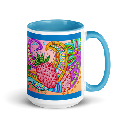 Custom Coffee Mug with Color Inside 15oz-Blu-Big Picture (72 Names of God-Aleph Nun Yud)-3-137online.com