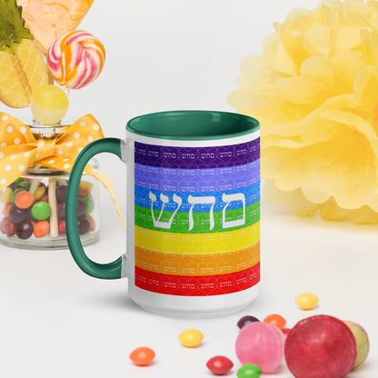 Custom-Coffee-Mug with Color Inside 15oz-Grn-Heal Yourself (72 Names of God-Mem Hey Shin)-5-137online.com