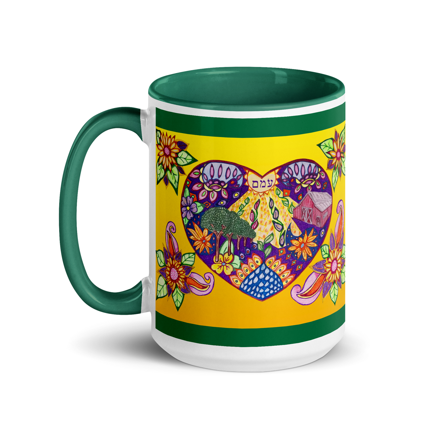 Custom-Coffee-Mug-with-Color-Inside-15oz-Green-Passion-(72-Names-of-God–Ayin-Mem-Mem)-3-137online.com