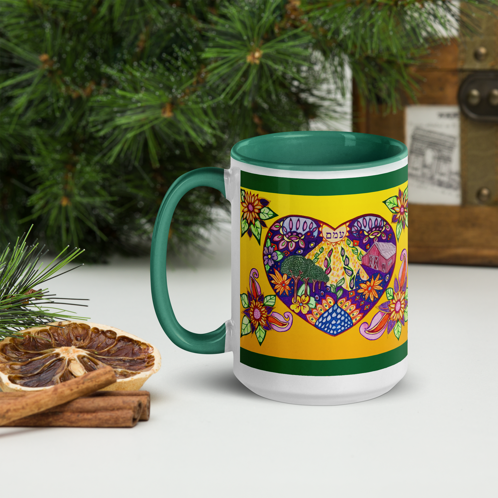 Custom-Coffee-Mug-with-Color-Inside-15oz-Green-Passion-(72-Names-of-God–Ayin-Mem-Mem)-6-137online.com