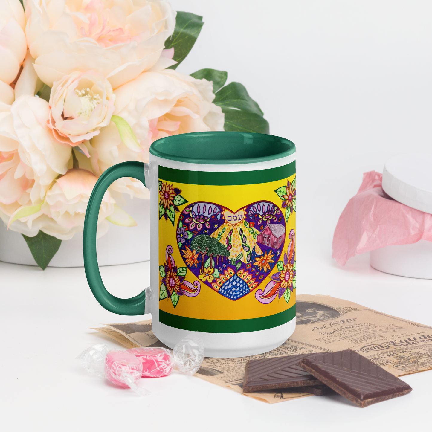 Custom-Coffee-Mug-with-Color-Inside-15oz-Green-Passion-(72-Names-of-God–Ayin-Mem-Mem)-4-137online.com