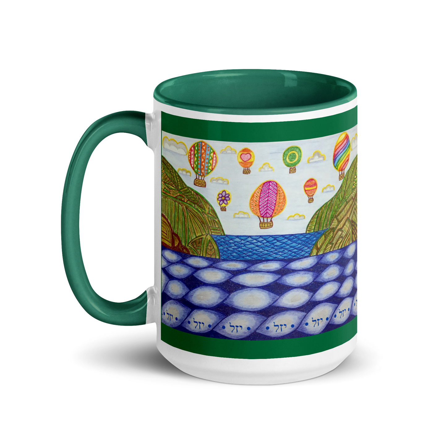  Custom-Coffee-Mug-with-Color-Inside-15oz-Grn-Heaven-on-Earth-(72-Names-of-God–Yud-Zayin-Lamed)-3-137online.com