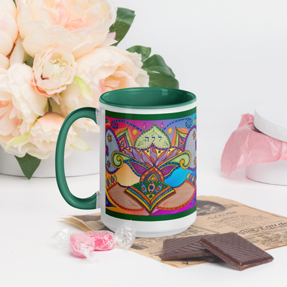 Custom Coffee Mug with Color Inside 15oz-Grn-Dreams (72 Names of God-Ayin-Lamed-Hey)-4-137online.com