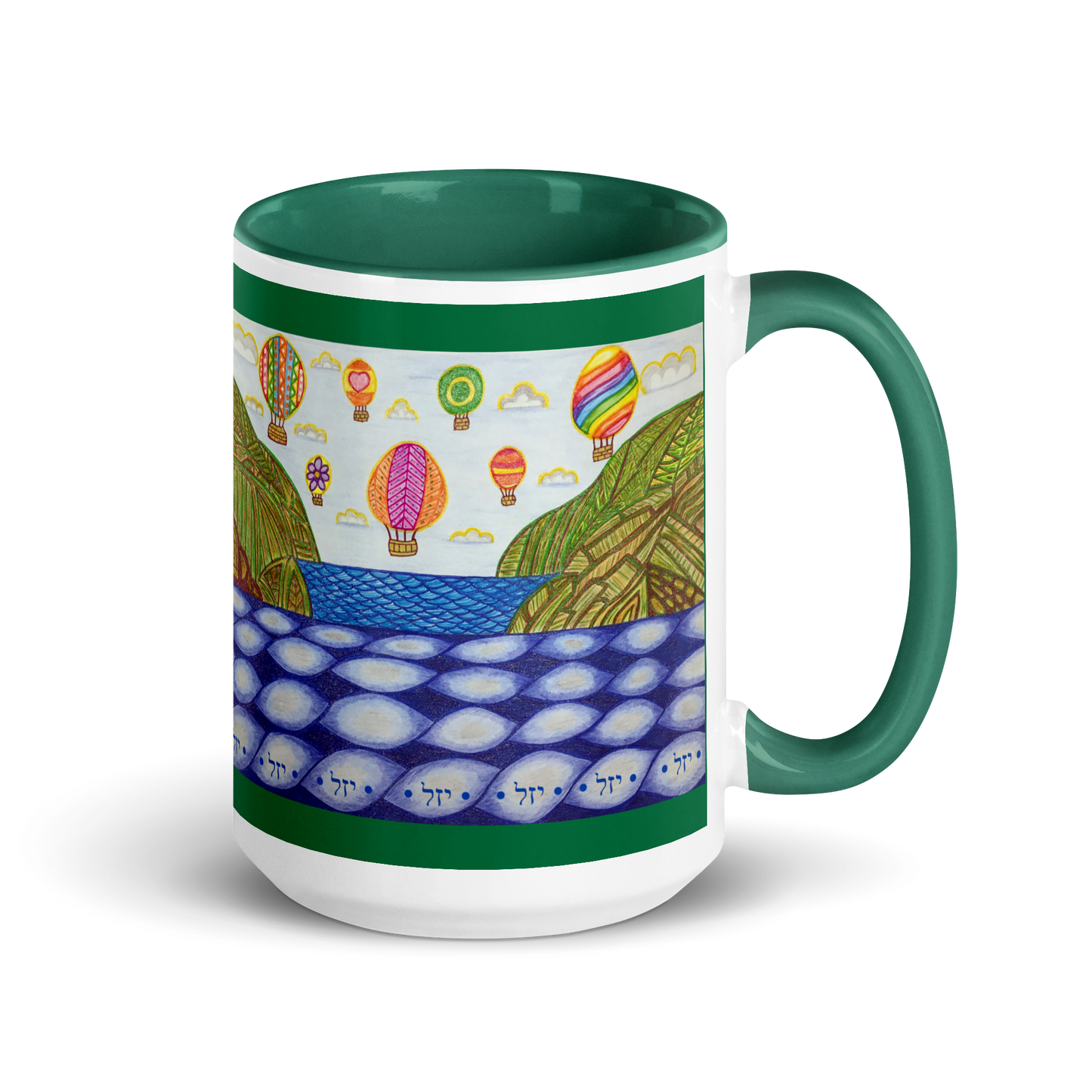  Custom-Coffee-Mug-with-Color-Inside-15oz-Grn-Heaven-on-Earth-(72-Names-of-God–Yud-Zayin-Lamed)-2-137online.com