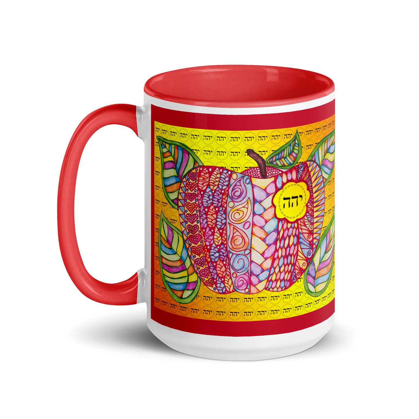 Custom-Coffee-Mug-with-Color-Inside-Red-Mentor-(72-Names-of-God–Yud-Hey-Hey)-2-137online.com