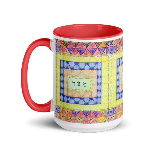 Custom-Coffee-Mug-with-Color-Inside-15oz-Red-Freedom-(72-Names-of-God–Mem-Zadik-Resh)-3-137online.com