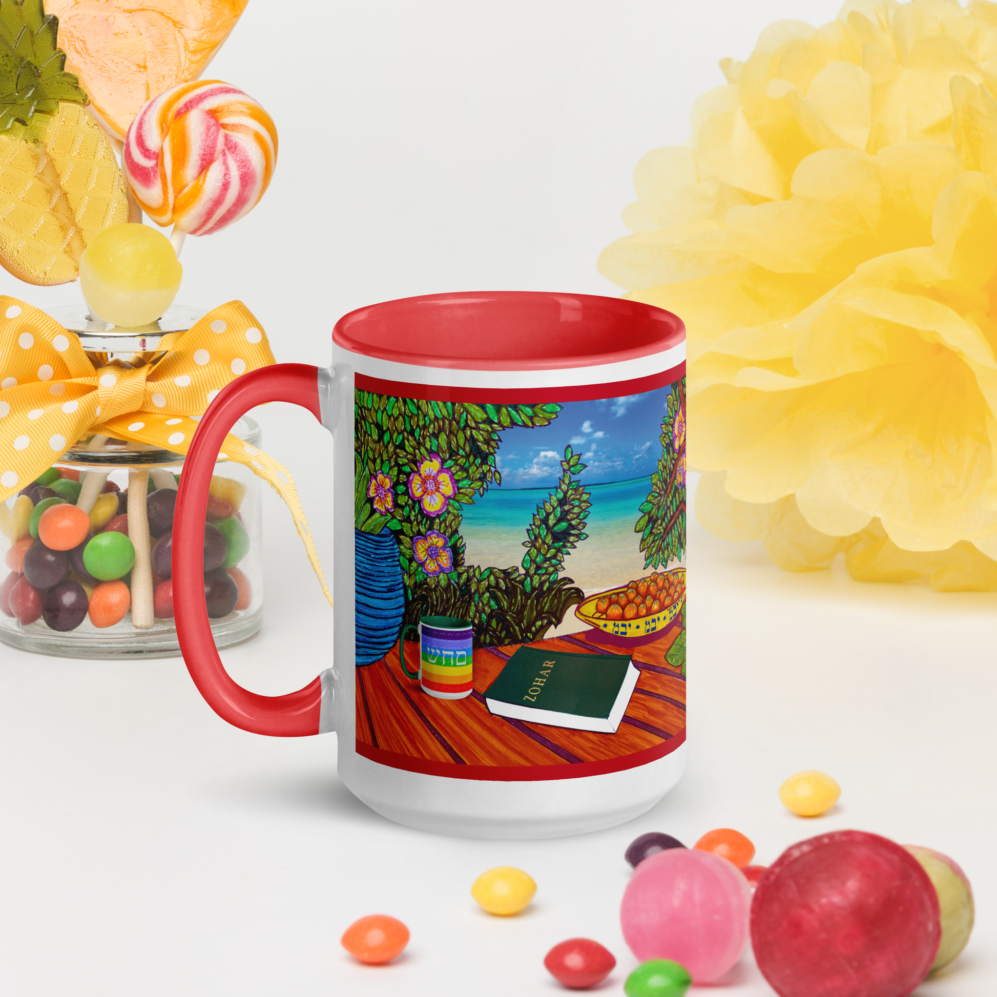 Custom-Coffee-Mug-with-Color-Inside-15oz-Red-Masterplan-(72-Names-of-God–Yud-Bet-Mem)-5-137online.com