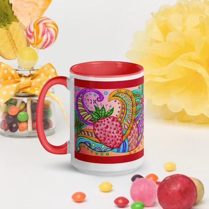 Custom Coffee Mug with Color Inside 15oz-Red-Big Picture (72 Names of God-Aleph Nun Yud)-5-137online.com