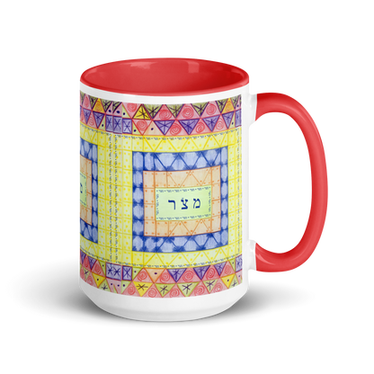 Custom-Coffee-Mug-with-Color-Inside-15oz-Red-Freedom-(72-Names-of-God–Mem-Zadik-Resh)-4-137online.com