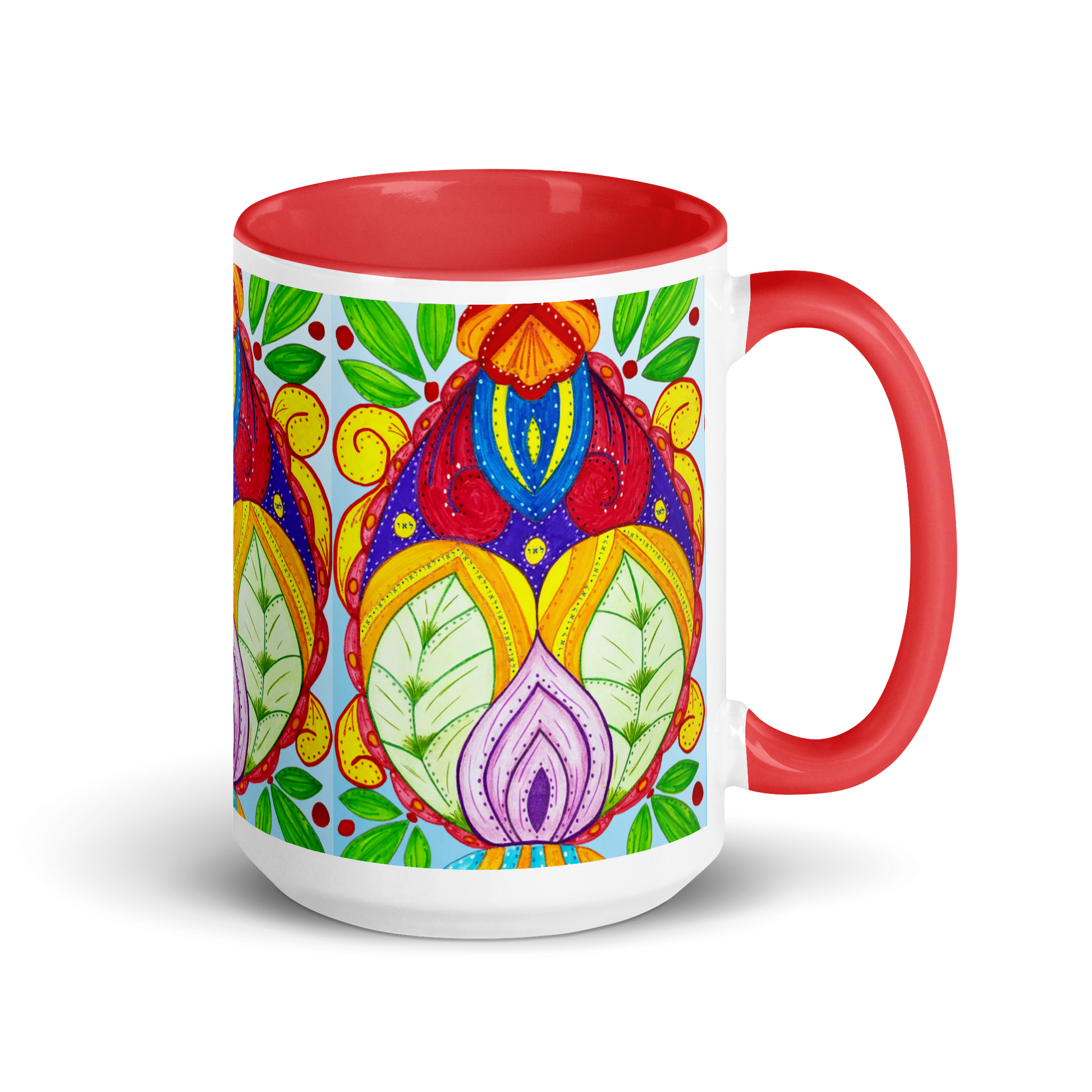  Custom-Coffee-Mug-with-Color-Inside-15oz-Red-Liberation-(72-Names-of-God–Lamed-Aleph-Vav)-3-137online.com