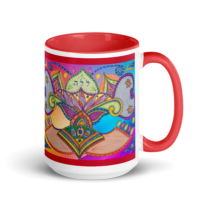 Custom Coffee Mug with Color Inside 15oz-Red-Dreams (72 Names of God-Ayin-Lamed-Hey)-2-137online.com