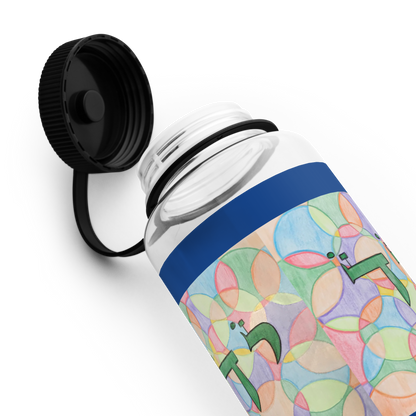  Wide Mouth Plastic Water Bottle 32oz Blu-72 Names of God-Prosperity-Yud Dalet Vav Dalet-4-137online.com